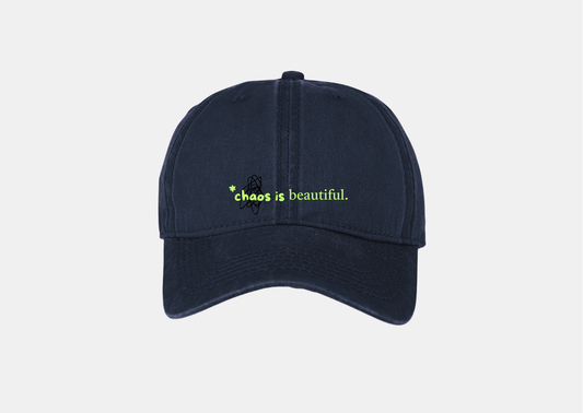 CHAOS IS BEAUTIFUL WASHED CAP