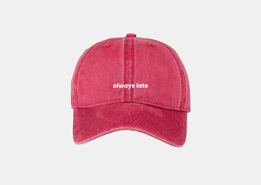 ALWAYS LATE WASHED CAP